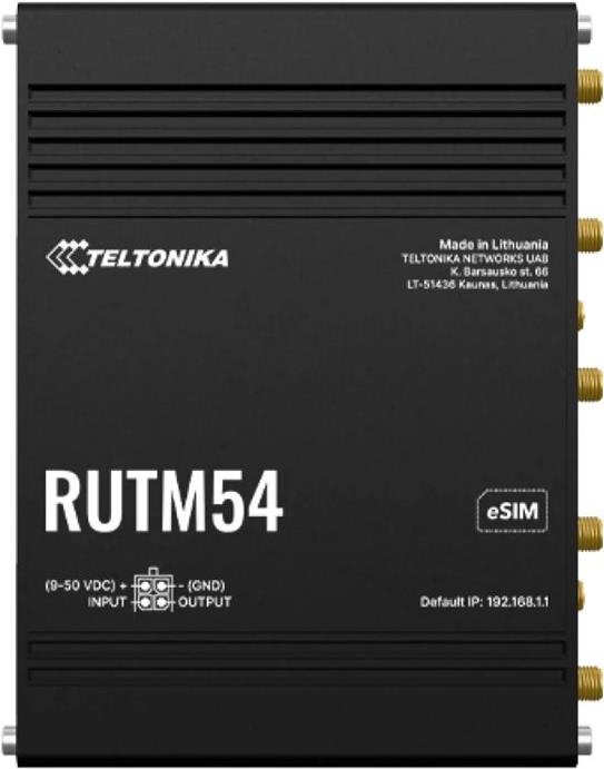 Teltonika Rutm54 5g Router With Telit Modem (rutm54000000)