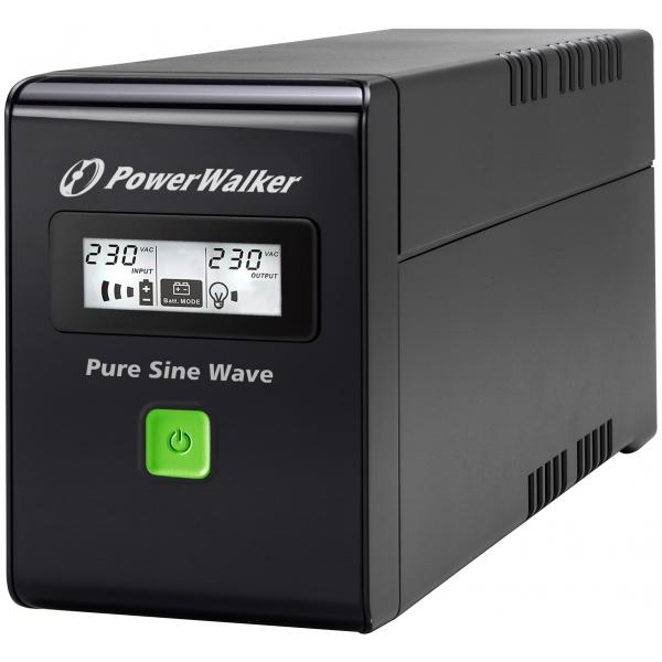 Powerwalker Vi 800 Sw Gruppo Di Continuità [ups] 0,8 Kva 480 W (vi 800 Sw Ups 800va/480w - Line Interactive Puresinewave - Output: 3 X Iec C13 Outlet
