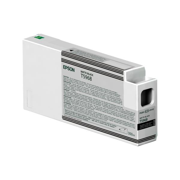 Epson T59680n Ultrachrome Hdr Cartuccia D'inchiostro 1 Pz Originale Nero Opaco (t5968 Matte Black Ink Cart - 350ml)