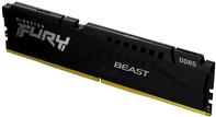Kingston Fury Beast - Ddr5 - Modul - 32gb - Dimm 288-Pin - 6400 Mhz / Pc5-51200 - Cl32 - ON-Die Ecc - Schwarz (kf564c32bbE-32)