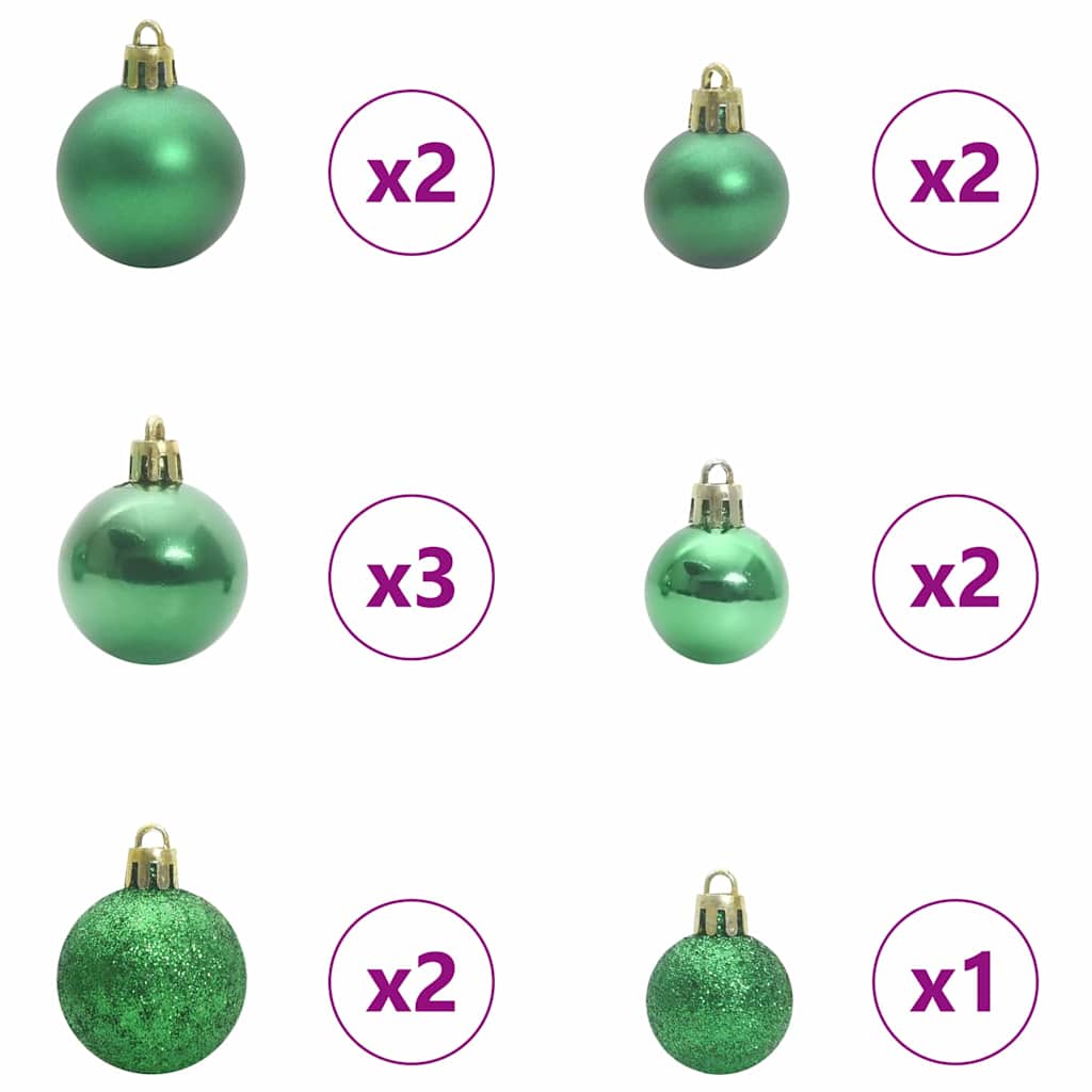 Albero Di Natale Artificiale Con Luci Integrate Verde 150 cm - Image 5