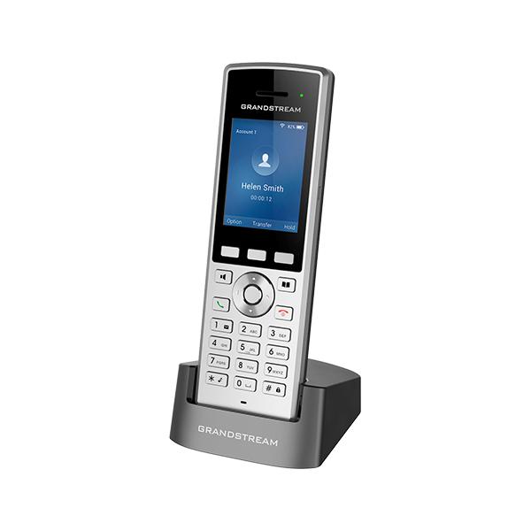 Grandstream Networks Wp822 Telefono Ip Nero, Argento 2 Linee Lcd WI-Fi (grandstream Wp822 - Schnurloses VoiP-Telefon)