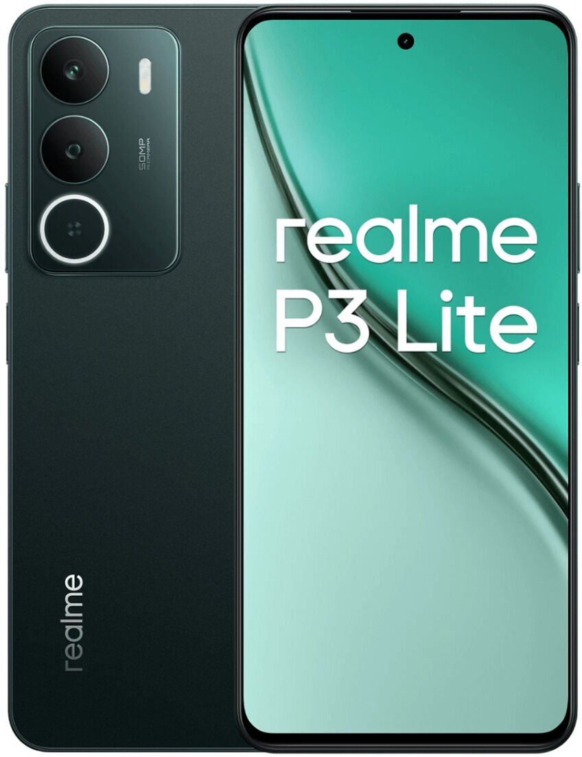 Realme P3 Lite 8+256gb 6.67 Pine Green 4g ds