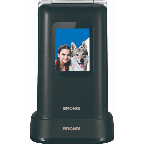 Brondi Cellulare Amico Prezioso Black Metal