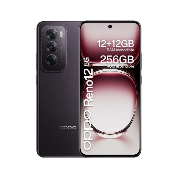 Oppo Reno 12 5g 12+256gb 6.7" Black Brown Italia