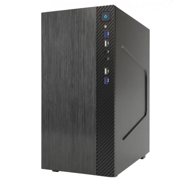 Itek Case SmallcoM-B - Mini Tower,  Matx, 2xusb3, 2xusb2, Brushed