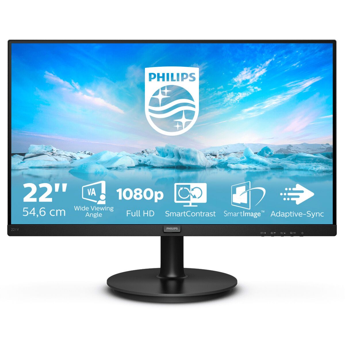Monitor Philips 221v8 Full Hd 21,5"