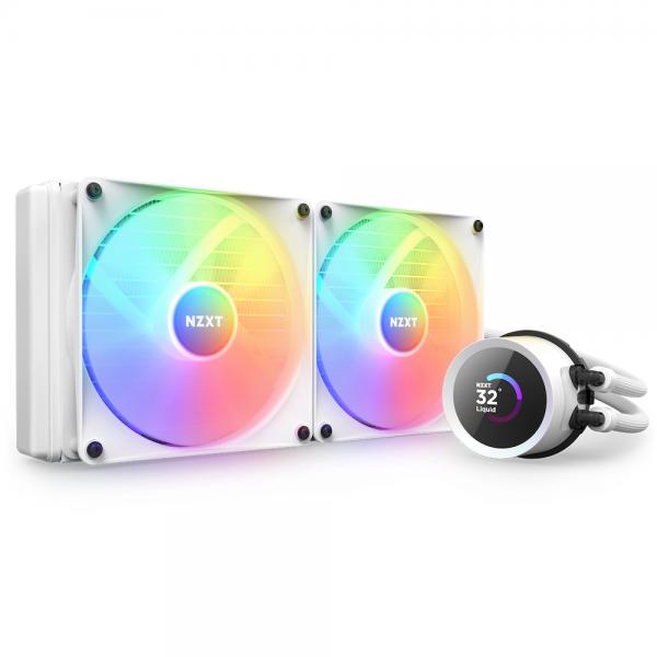 Nzxt Kraken 280 Rgb Processore Raffreddatore Di Liquidi Tutto In Uno 14 Cm Bianco 1 Pz (nzxt Kraken 280 Rgb White 1700/am5)