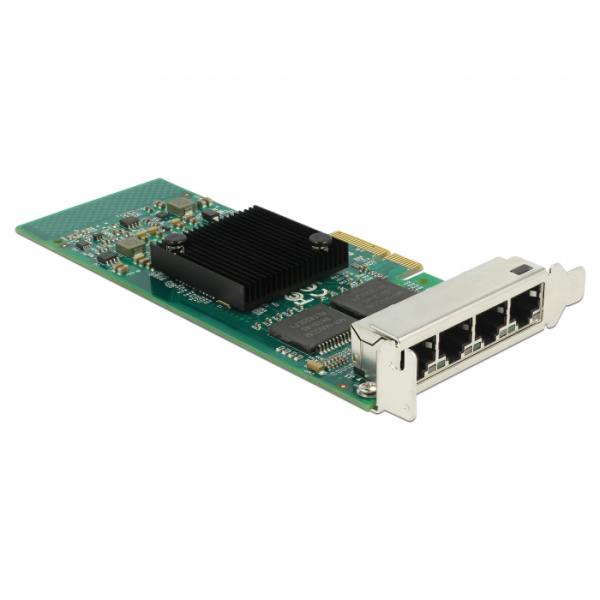 Delock 89946 Scheda Di Rete E Adattatore Interno Ethernet 1000 Mbit/s (delock Pci Express Card > 4 X Gigabit)