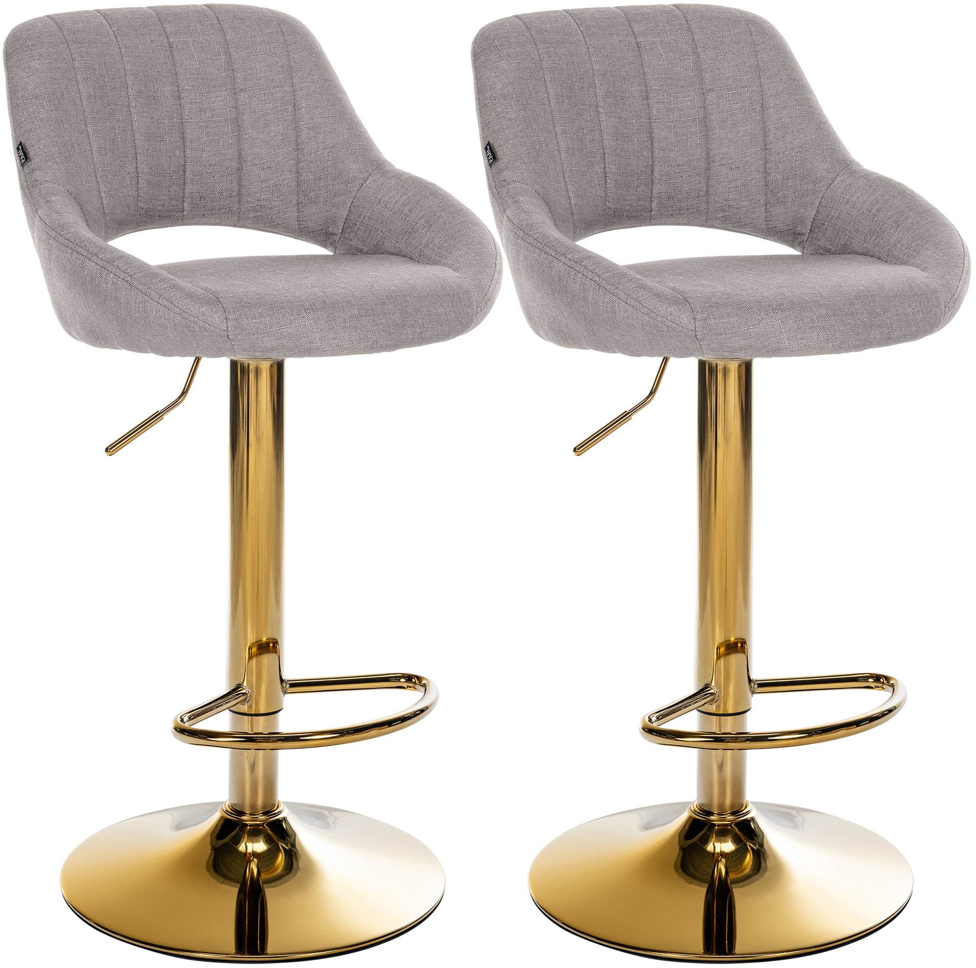 2er Set Barhocker Milet Stoff G