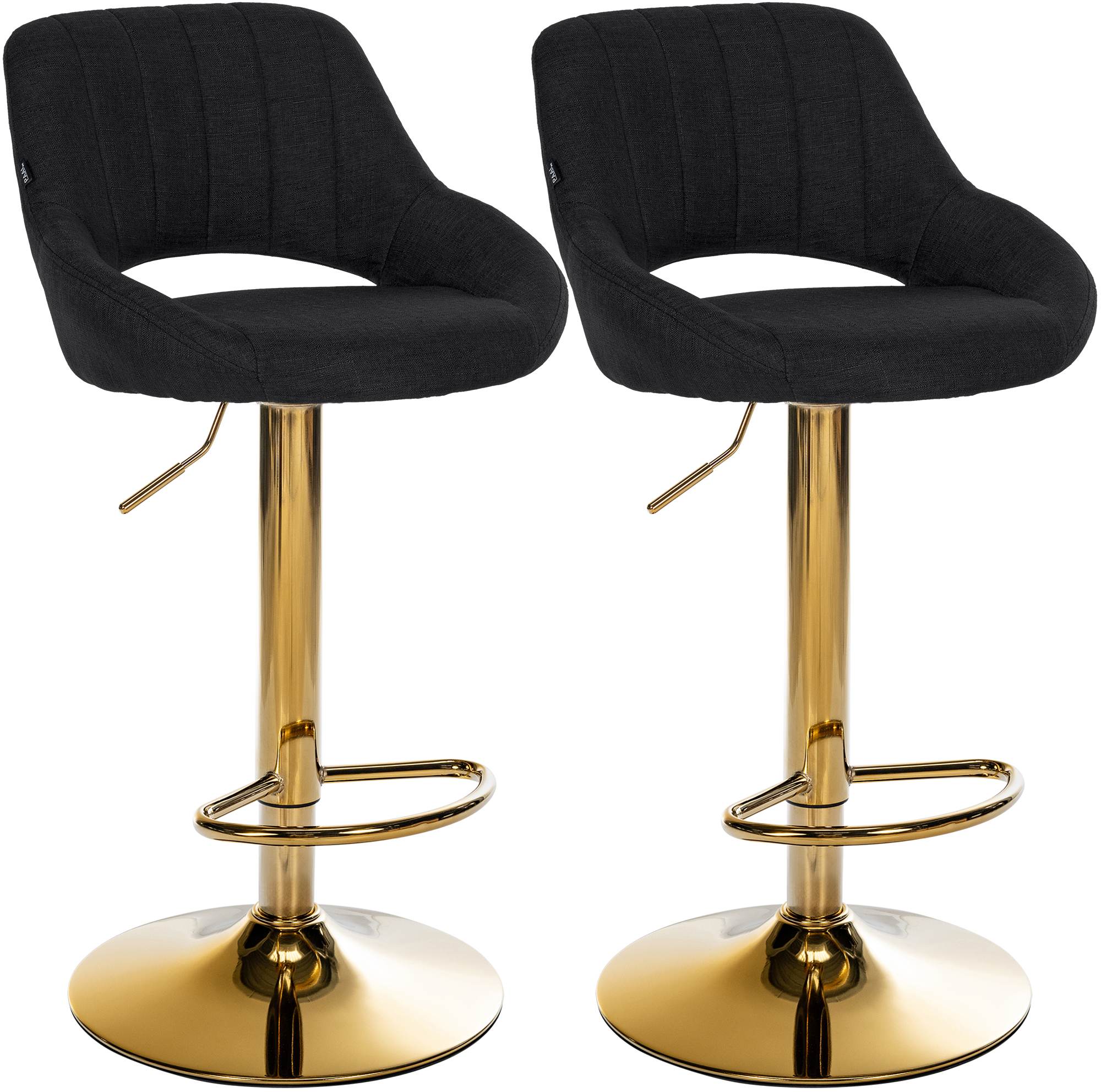 2er Set Barhocker Milet Stoff G