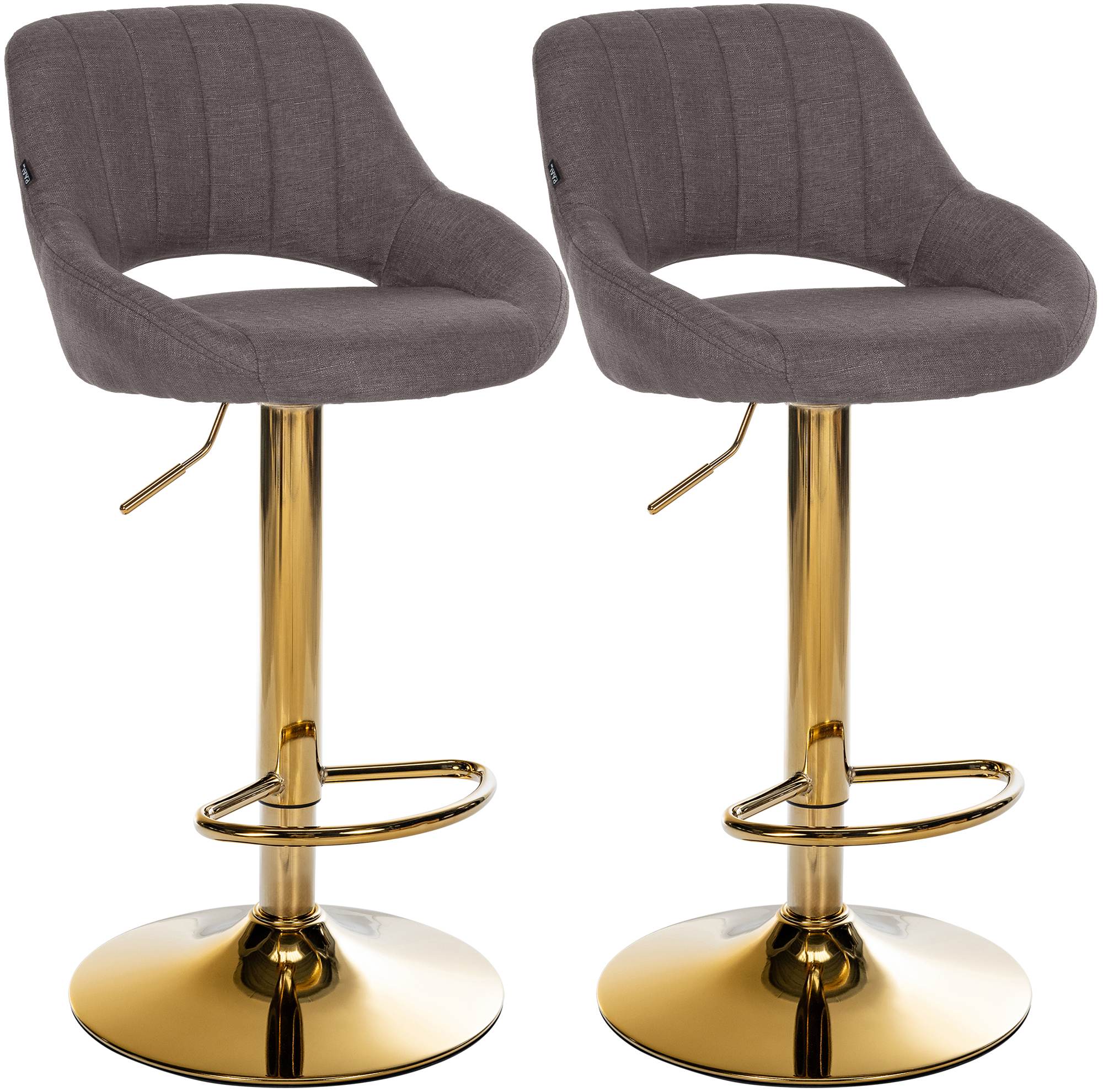 2er Set Barhocker Milet Stoff G