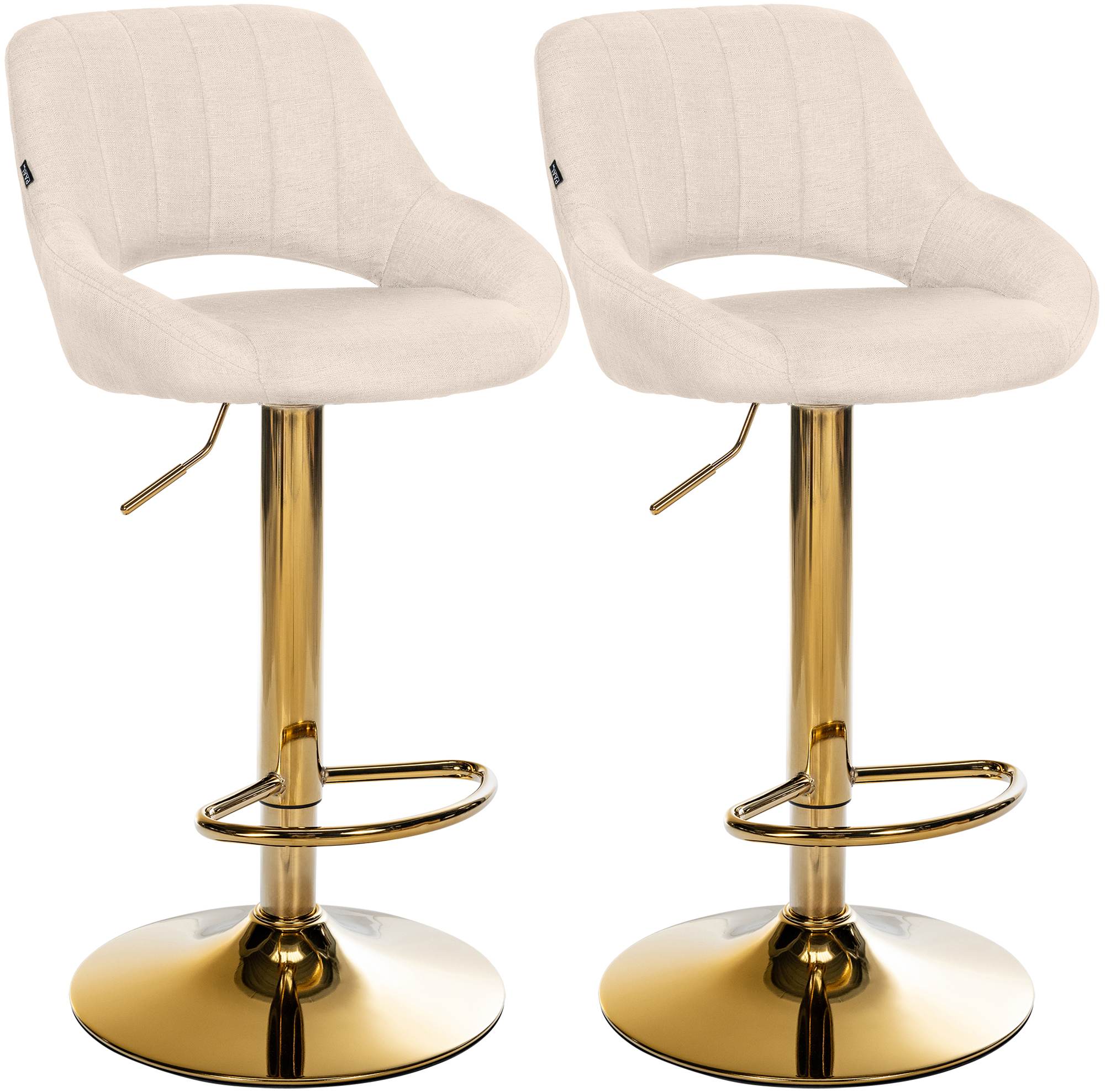 2er Set Barhocker Milet Stoff G