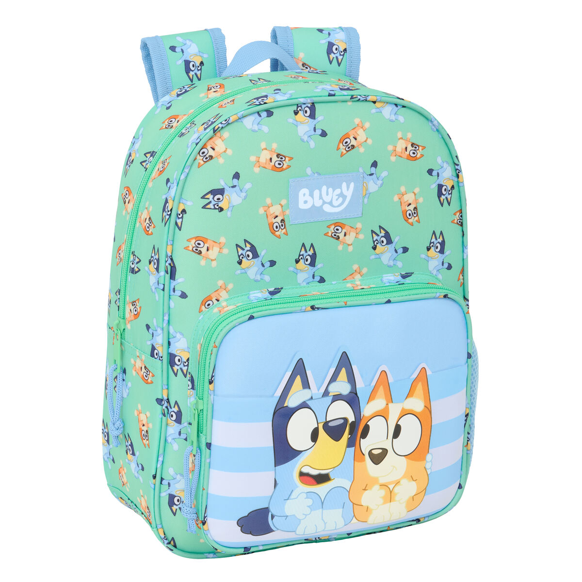Zaino Scuola Bluey Sisters Verde 26 X 34 X 11 cm