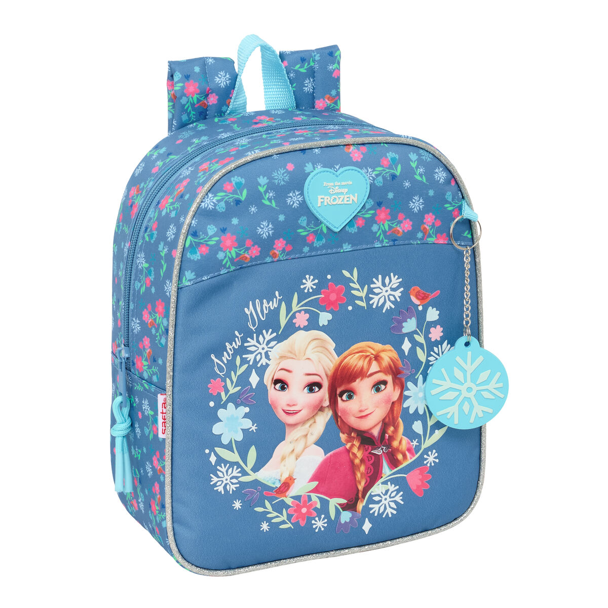 Zaino Scuola Frozen Azzurro 22 X 27 X 10 cm