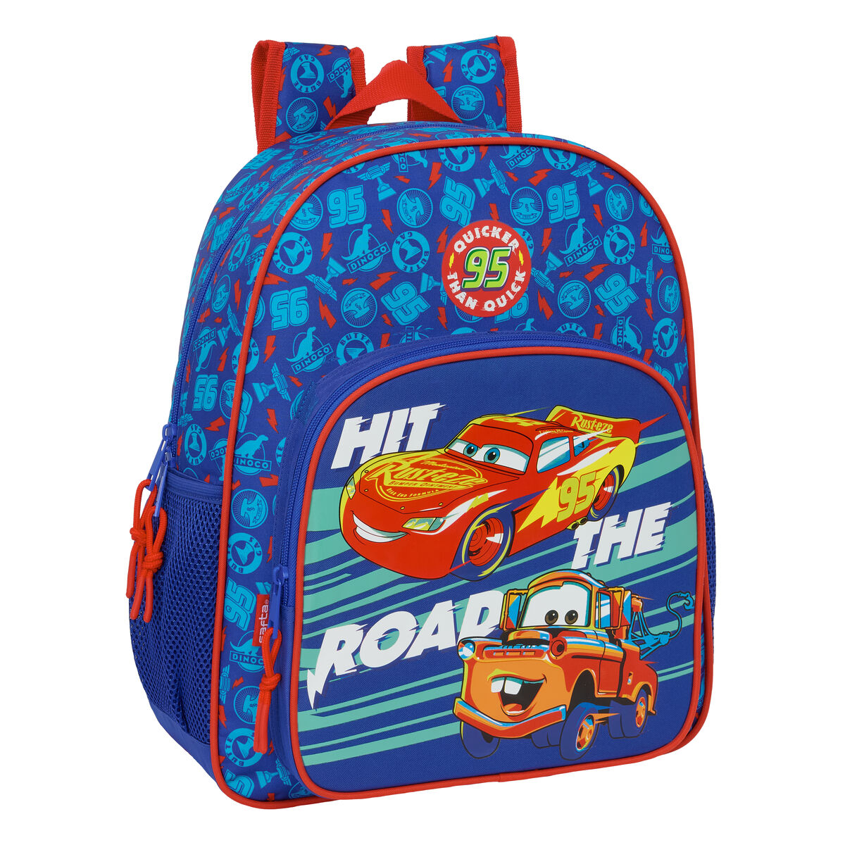 Zaino Scuola Cars Multicolore 32 X 38 X 12 cm