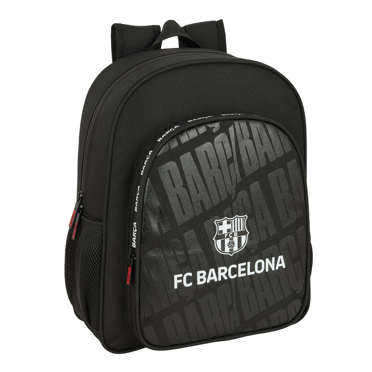 Zaino Scuola F.c. Barcelona Nero 32 X 38 X 12 cm
