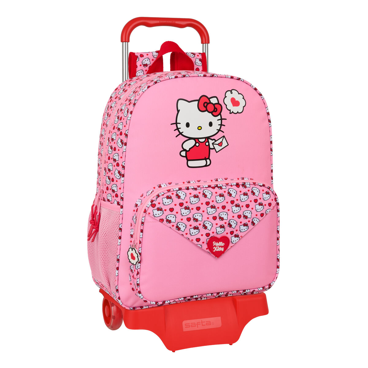 Zaino Scuola Hello Kitty Rosa 33 X 42 X 14 cm