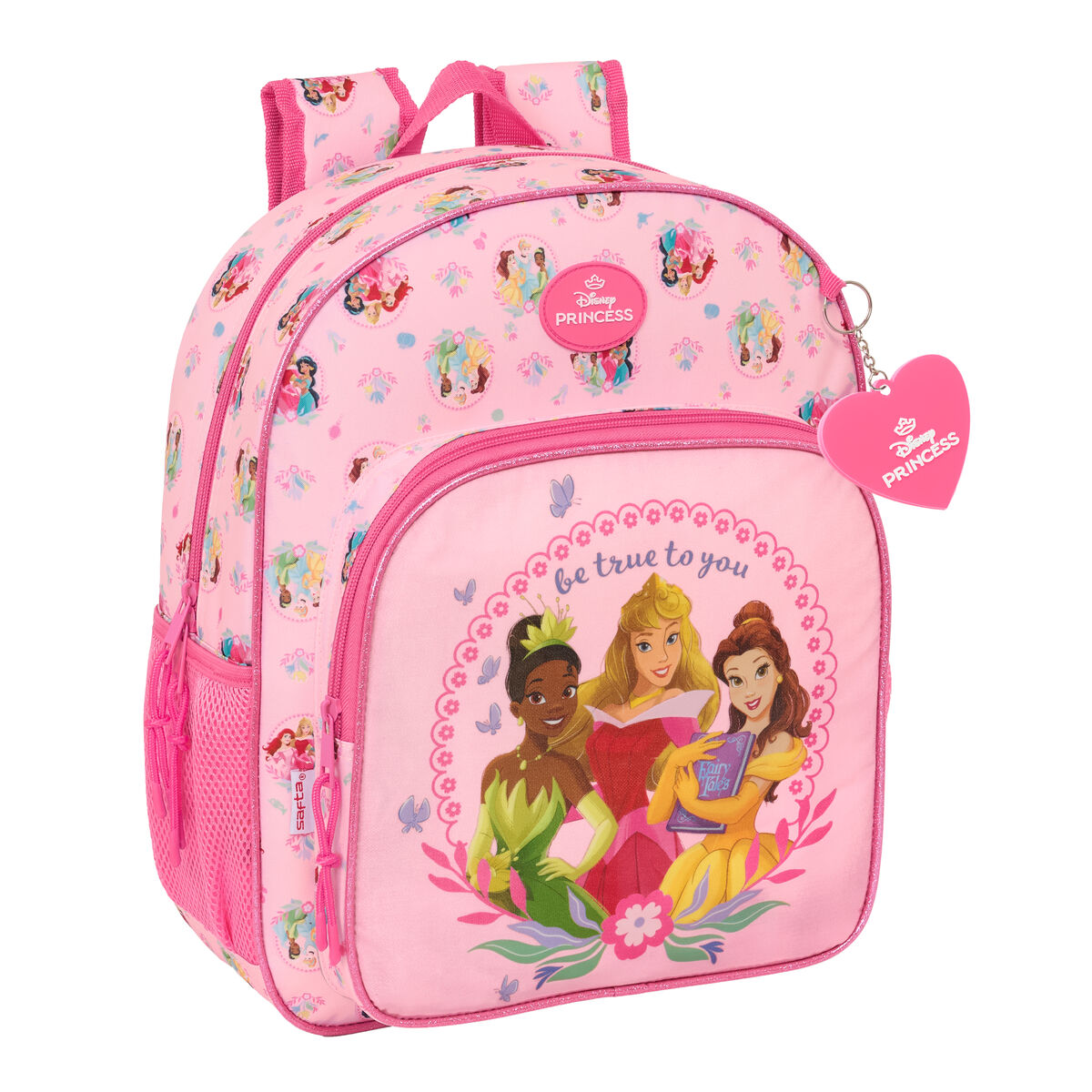 Zaino Scuola Disney Princess Rosa 32 X 38 X 12 cm