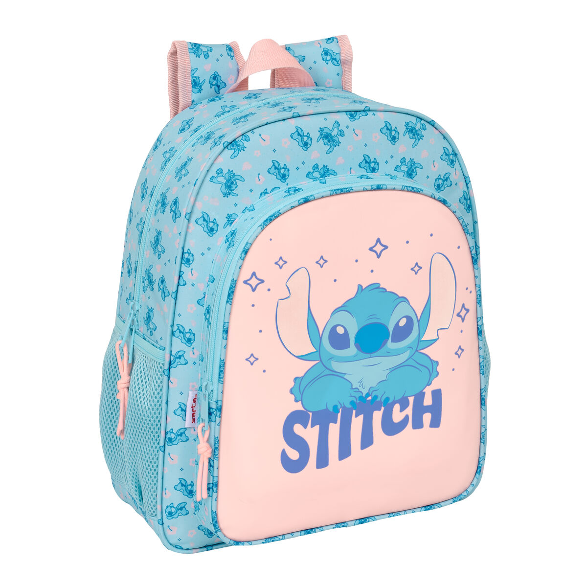 Zaino Scuola Lilo & Stitch Ohana Azzurro 32 X 38 X 12 cm