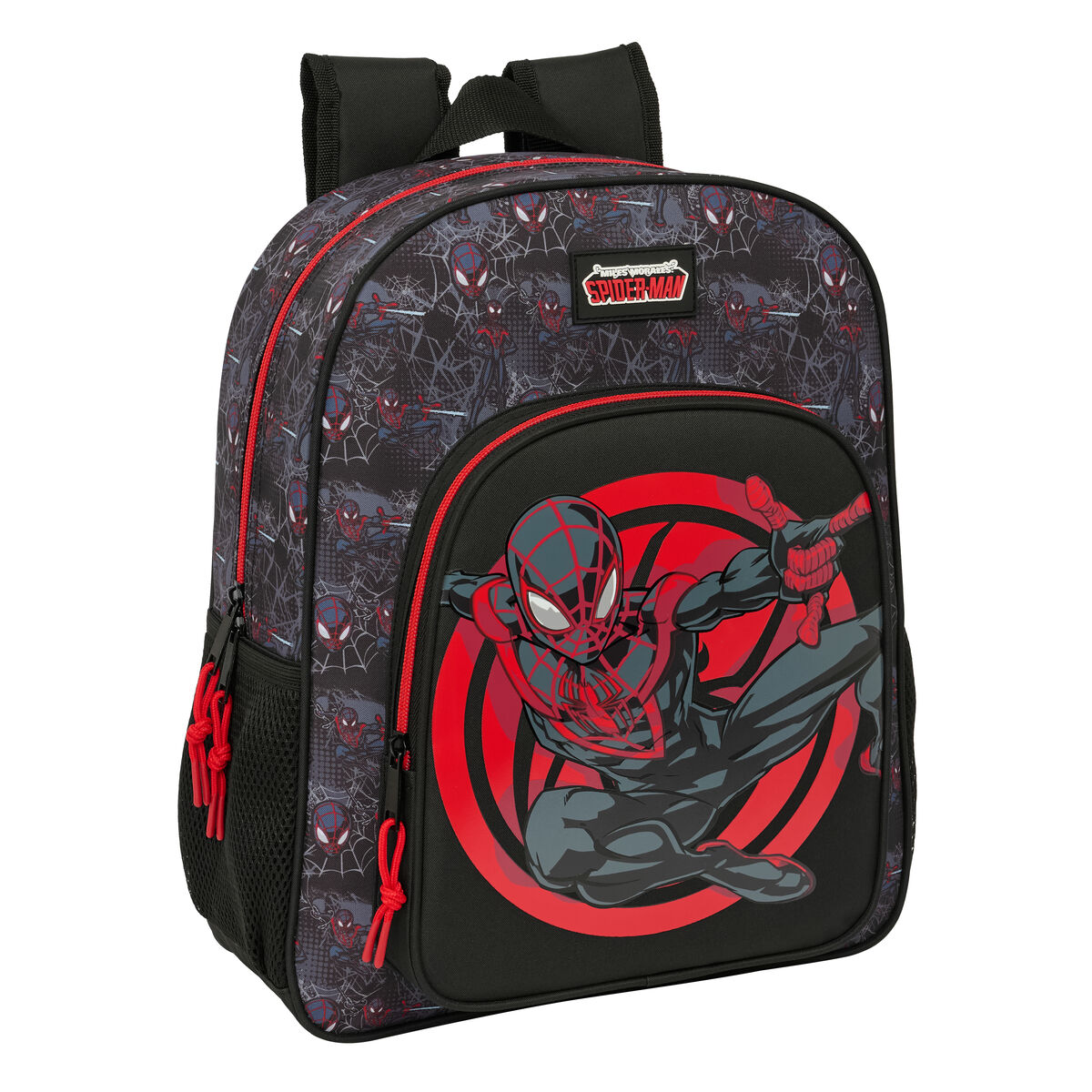Zaino Scuola SpideR-Man Nero 32 X 38 X 12 cm