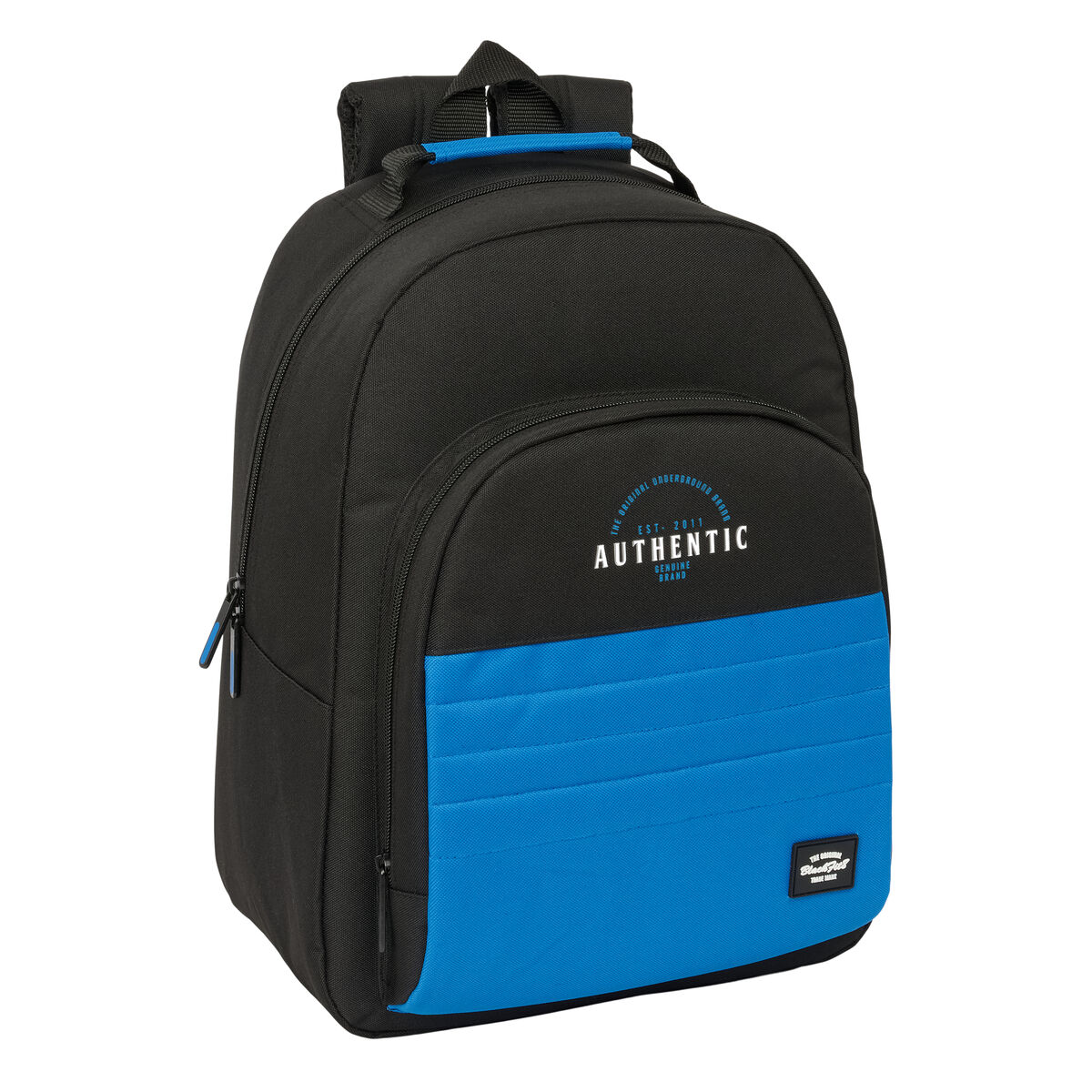 Zaino Scuola Blackfit8 Underground Azzurro Nero 32 X 42 X 15 cm