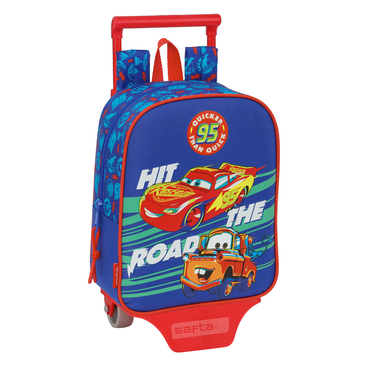 Zaino Scuola Cars Multicolore 22 X 27 X 10 cm