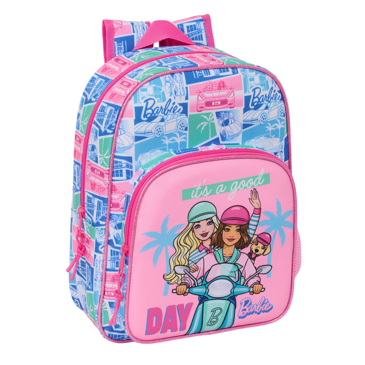 Zaino Scuola Barbie Multicolore 26 X 34 X 11 cm
