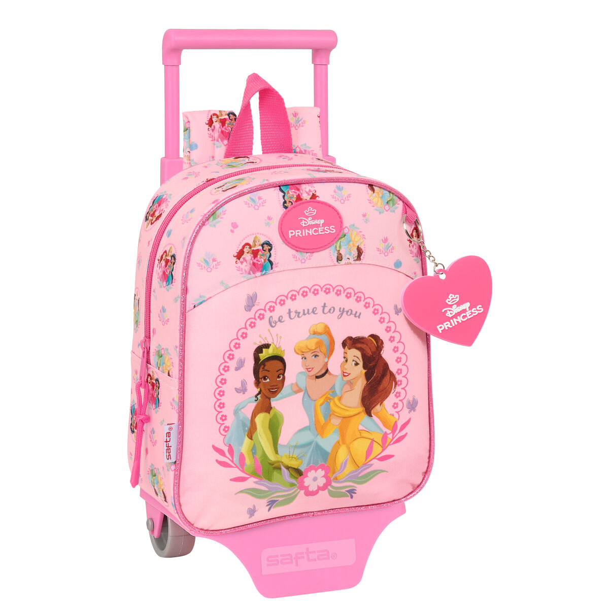 Zaino Scuola Disney Princess Rosa 22 X 27 X 10 cm
