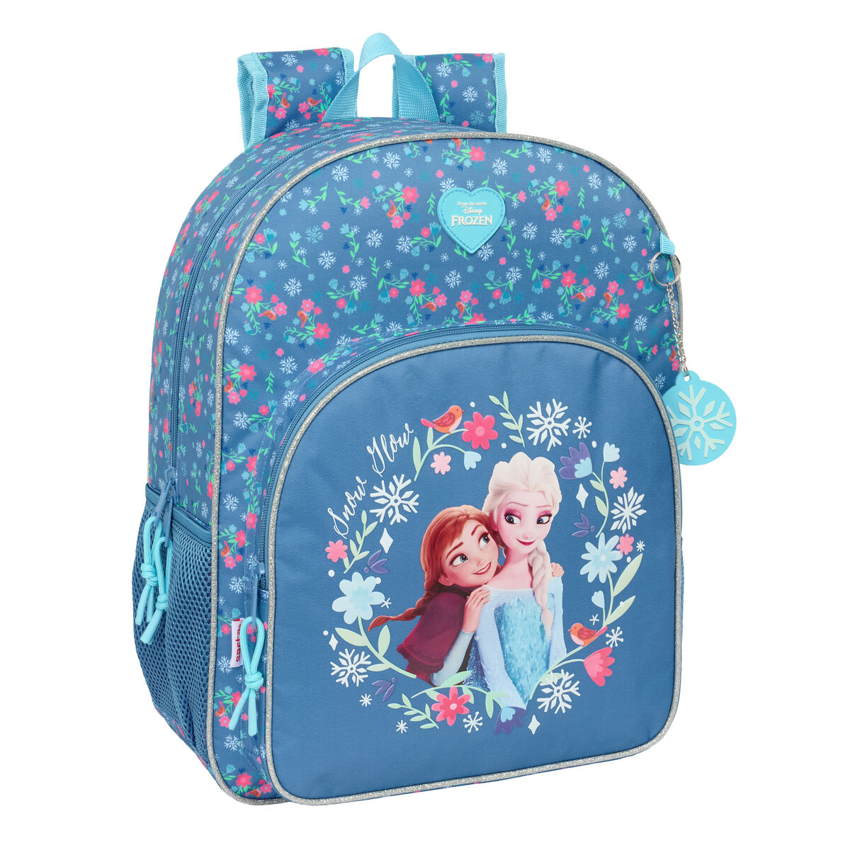 Zaino Scuola Frozen Azzurro 33 X 42 X 14 cm