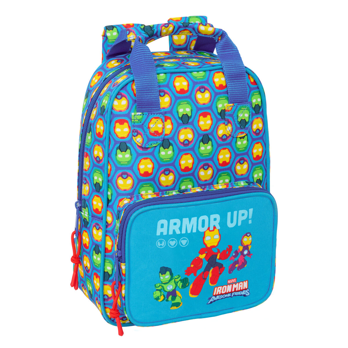 Zaino Scuola Iron Man Multicolore 20 X 28 X 8 cm