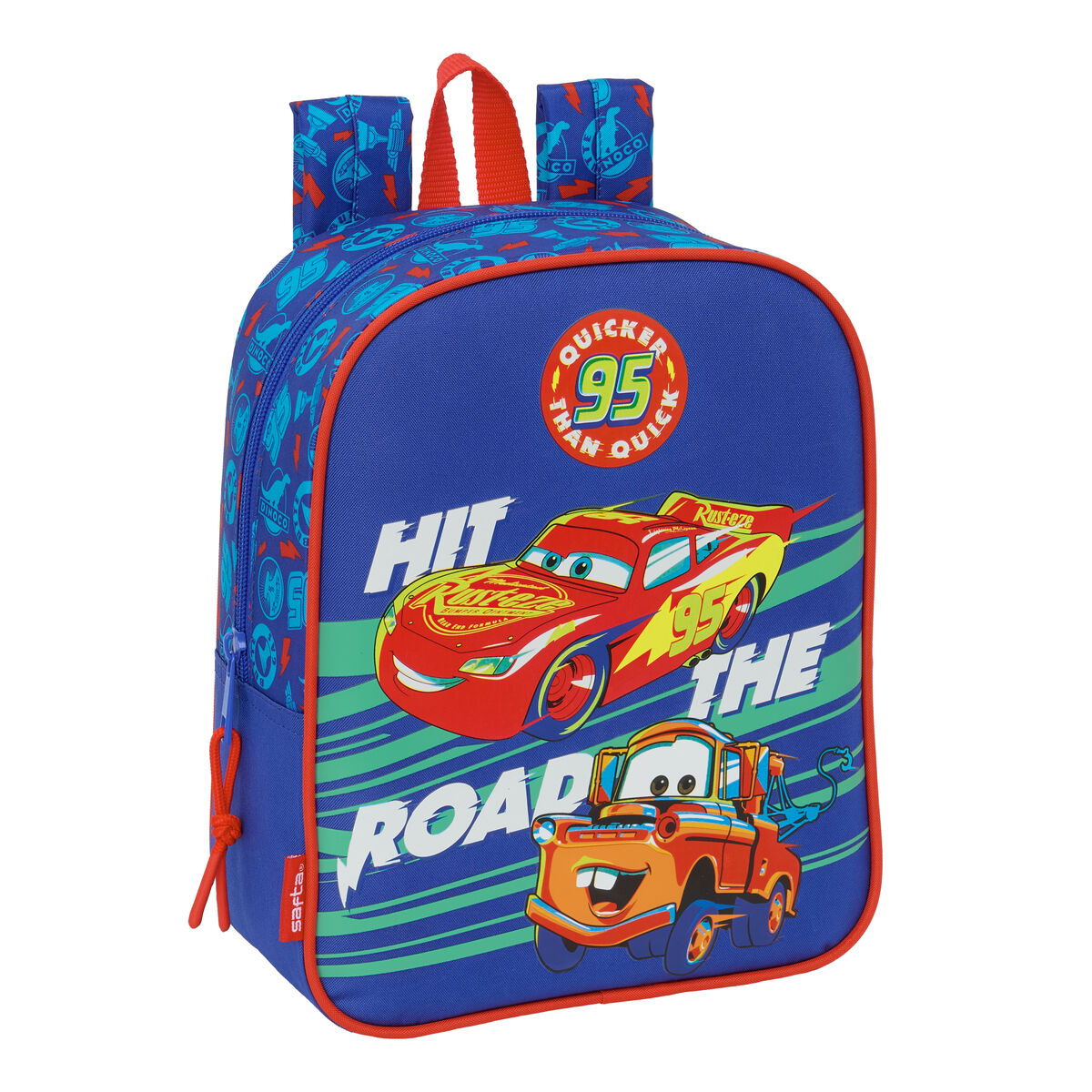 Zaino Scuola Cars Multicolore 22 X 27 X 10 cm
