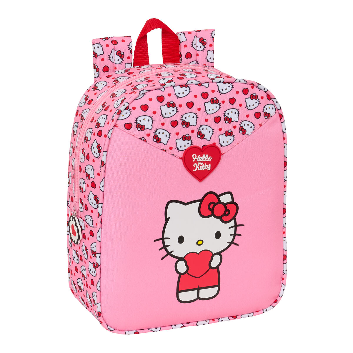 Zaino Scuola Hello Kitty Rosa 22 X 27 X 10 cm