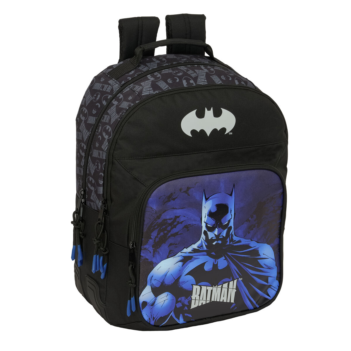 Zaino Scuola Batman Nero 32 X 42 X 15 cm