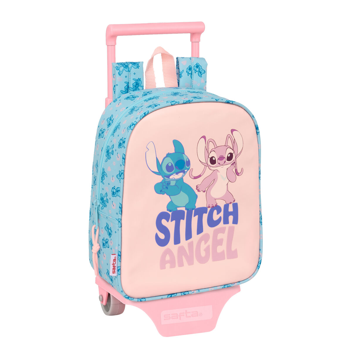 Zaino Scuola Lilo & Stitch Ohana Azzurro 22 X 27 X 10 cm