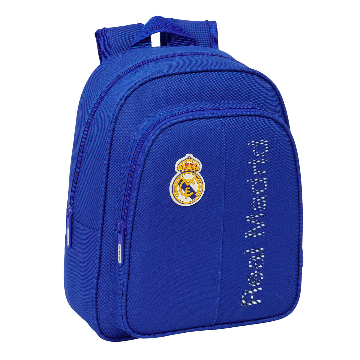Zaino Scuola Real Madrid C.f. Azzurro 27 X 33 X 10 cm
