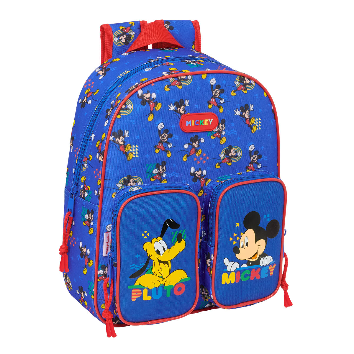 Zaino Scuola Mickey Mouse Clubhouse Today Azzurro 28 X 34 X 10 cm