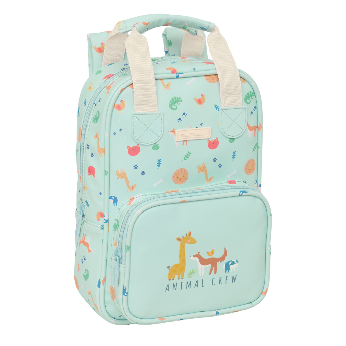 Zaino Scuola Safta Pandi Azzurro Chiaro 20 X 28 X 8 cm