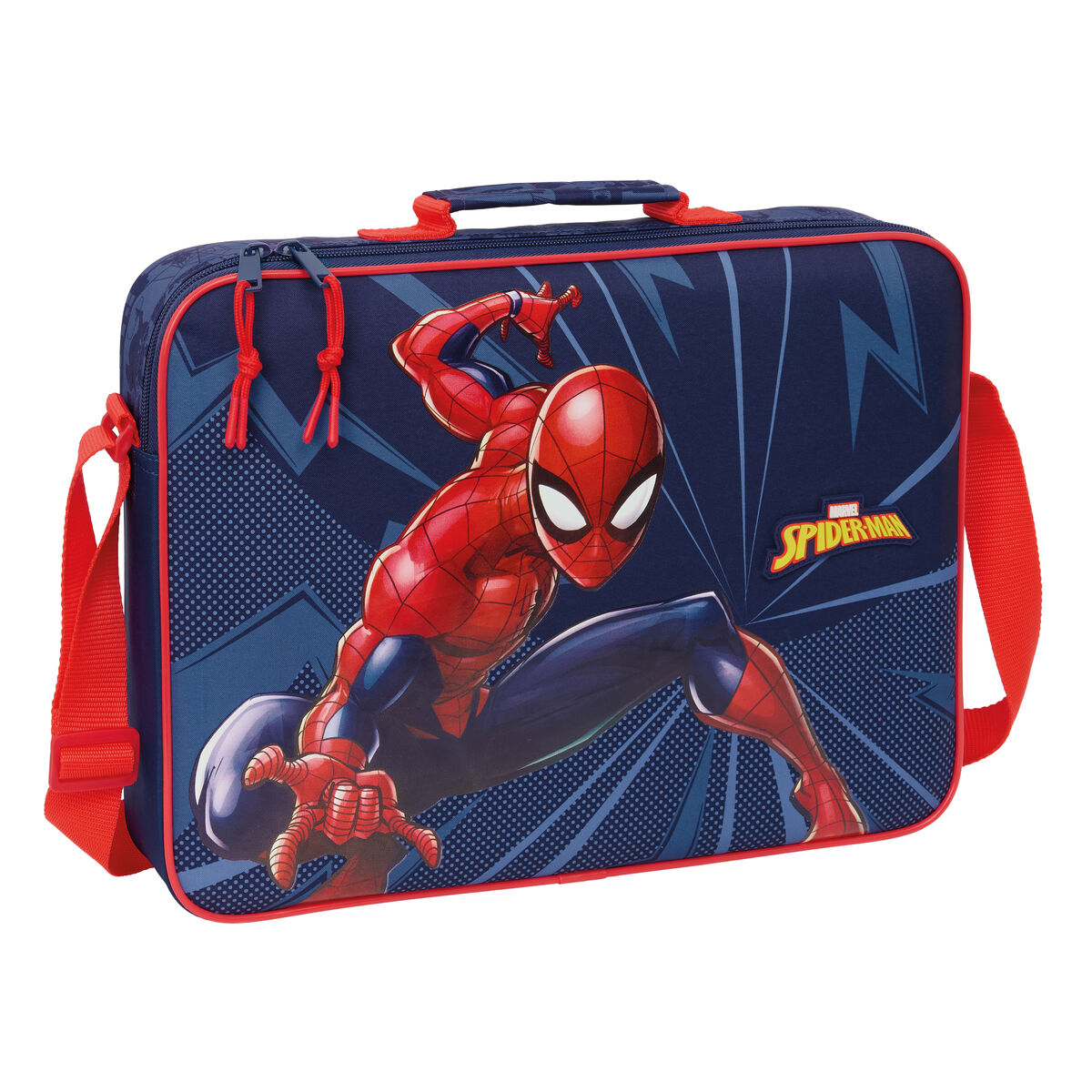 Zaino Scuola SpideR-Man Azzurro 38 X 28 X 6 cm