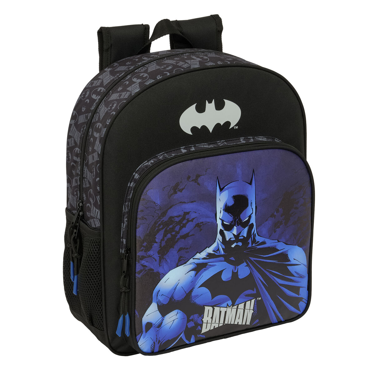 Zaino Scuola Batman Nero 32 X 38 X 12 cm