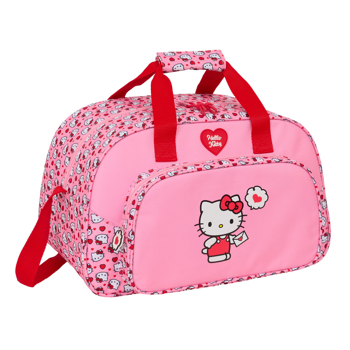 Borsa Da Palestra Hello Kitty Rosa 40 X 24 X 23 cm