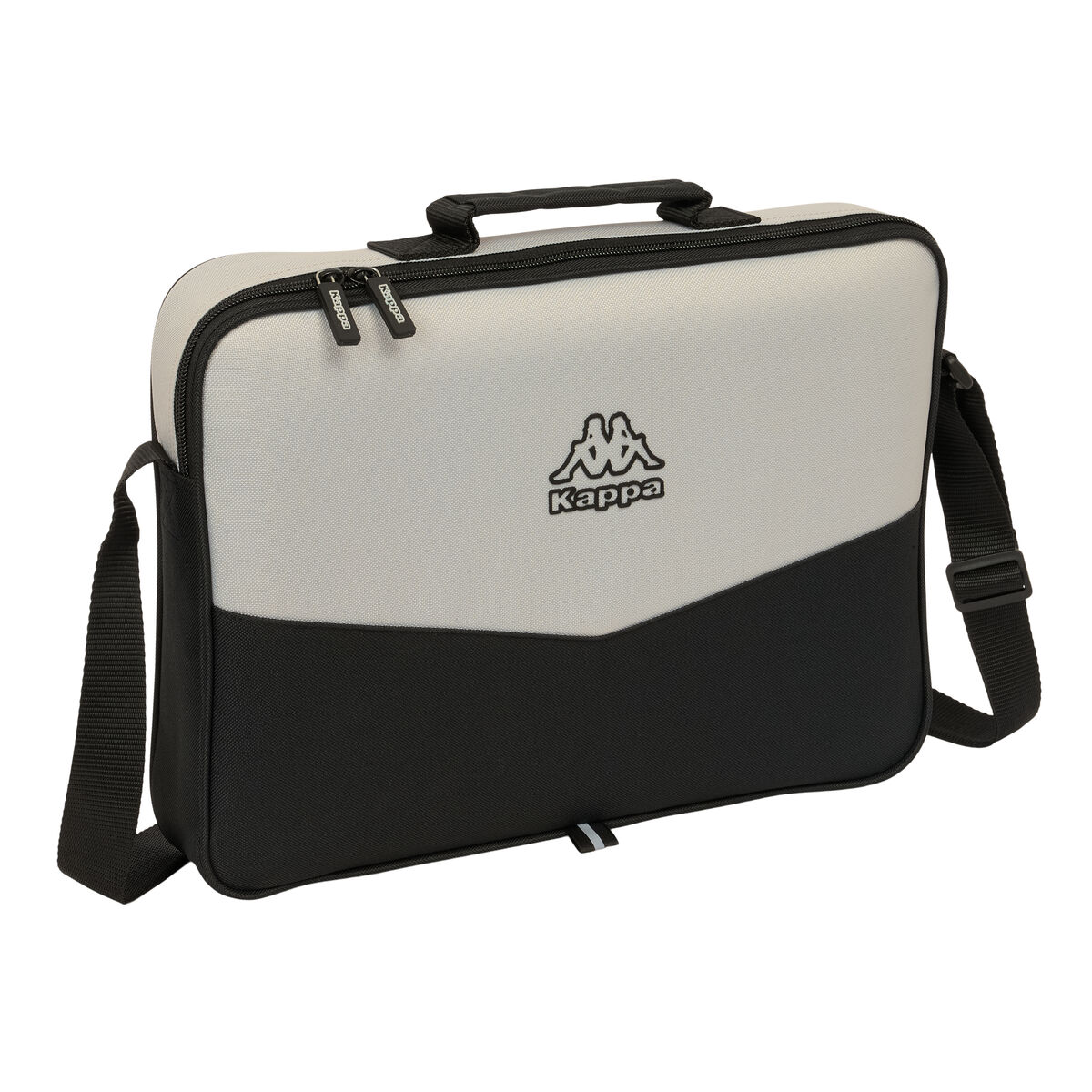 Zaino Scuola Kappa Grey Nero Grigio 38 X 28 X 6 cm