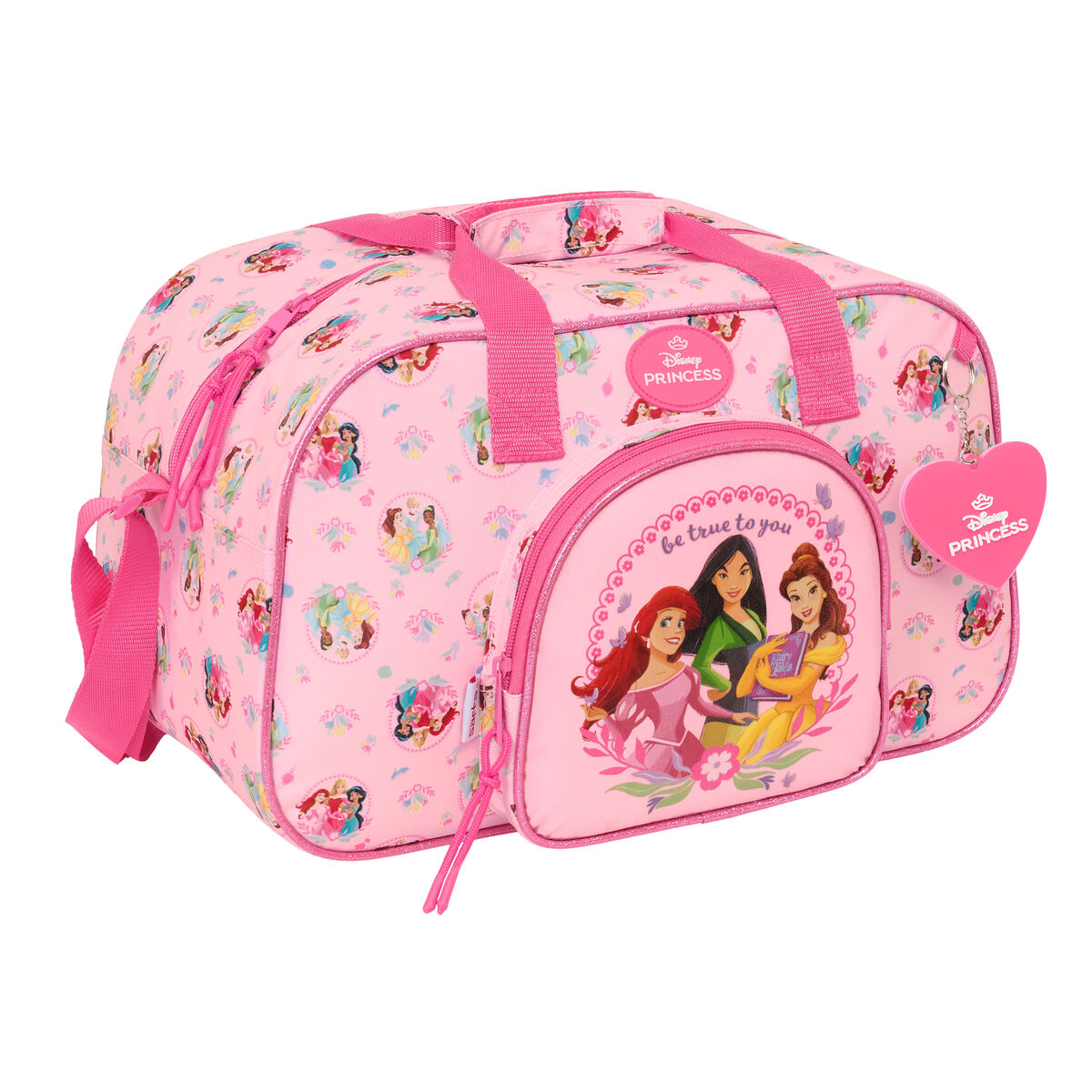 Borsa Da Palestra Disney Princess Rosa 40 X 24 X 23 cm