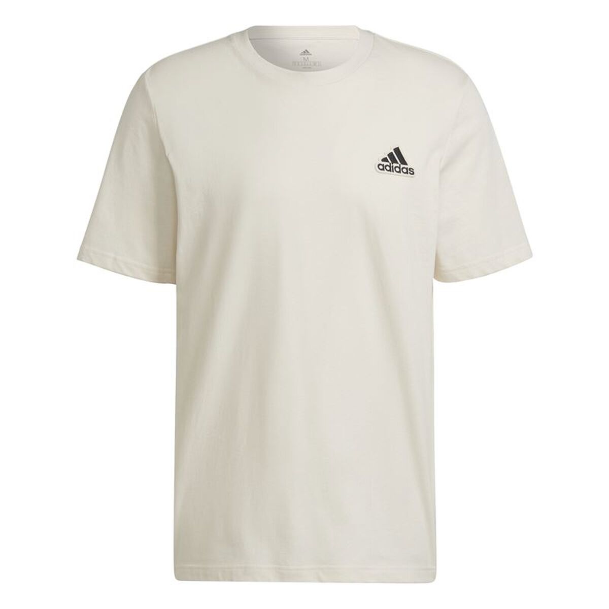 Maglia A Maniche Corte Uomo Adidas Essentials Feelcomfy Beige Taglia:m
