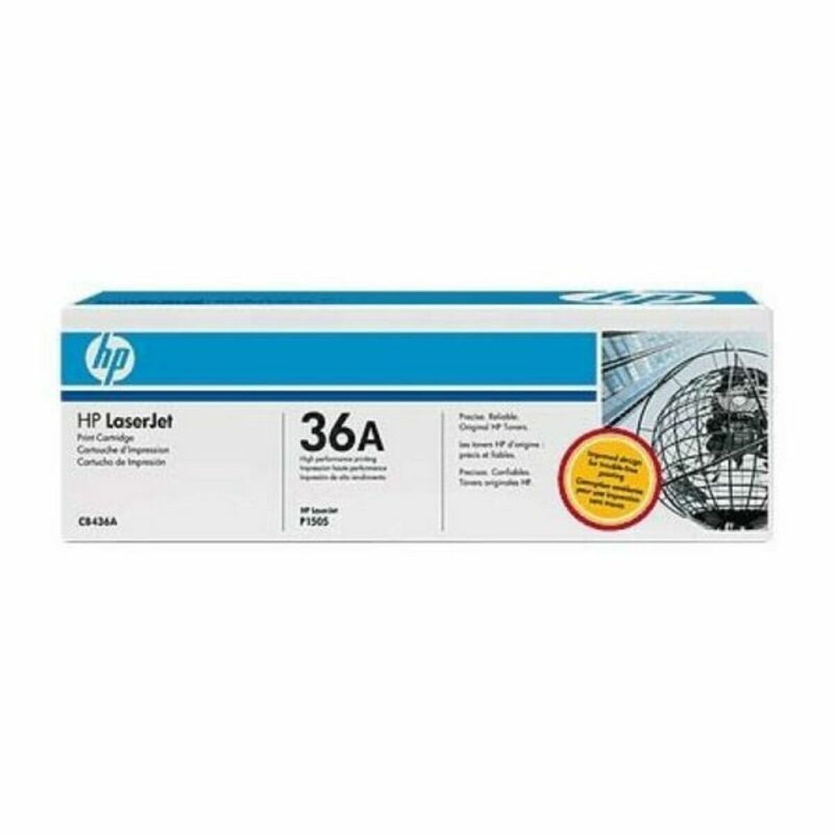 Toner Originale Hp 36a Nero