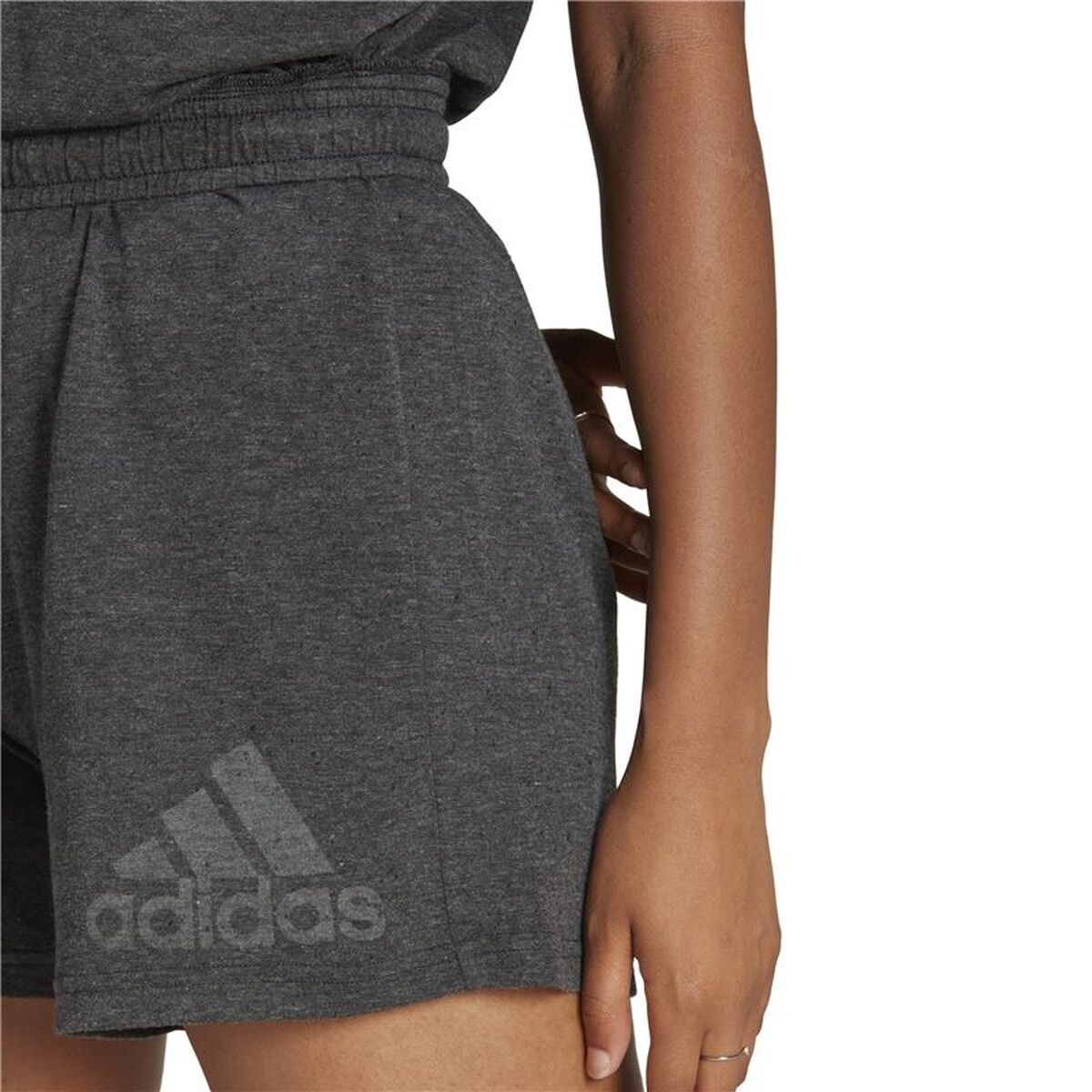 Pantaloncini Sportivi Da Donna Adidas Future Icons Winners Grigio Scuro Taglia:m - Image 5