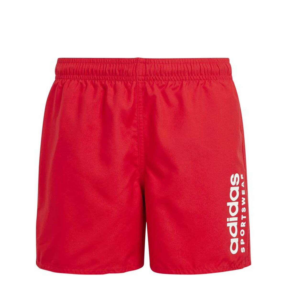 Costume Da Bagno Bambino Adidas Essentials Logo Clx Swim Short Rosso Taglia:5-6 Anni