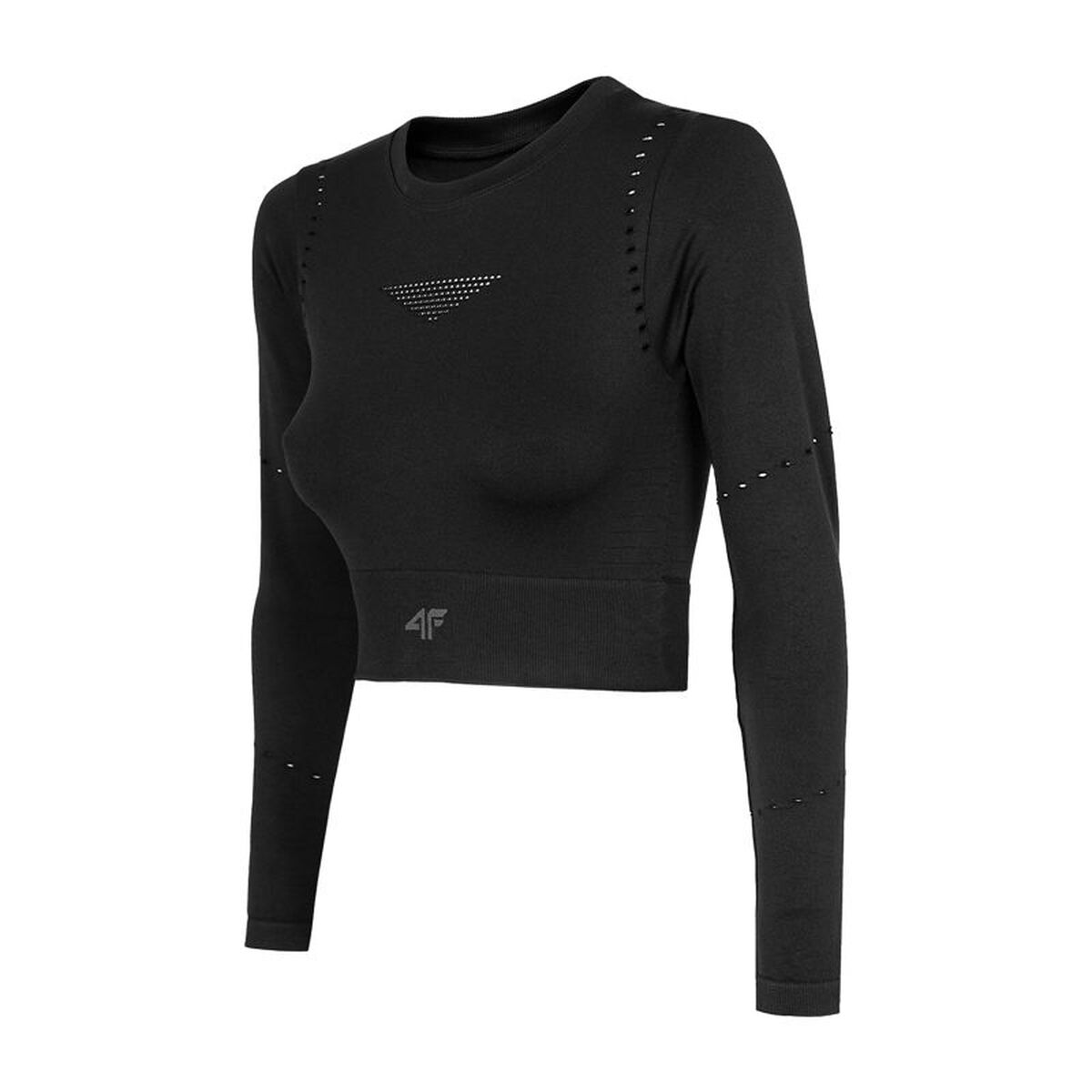 Top Sportivo Donna 4f Nero Taglia:xs/s