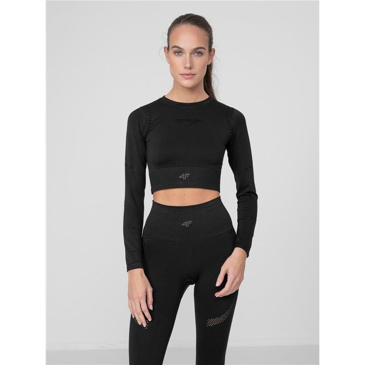 Top Sportivo Donna 4f Nero Taglia:xs/s - Image 4