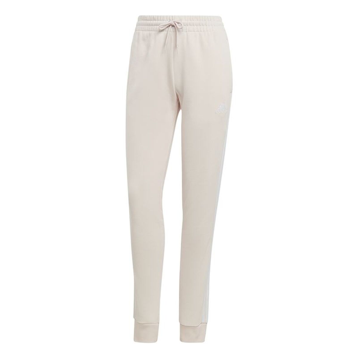 Pantalone Lungo Sportivo Adidas Essentials 3s Beige Donna Taglia:xl